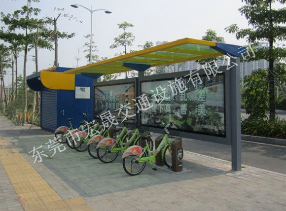 公共自行車亭、棚HS-ZX010